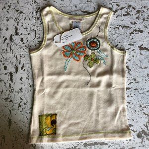 New Girls Embroidered Tank